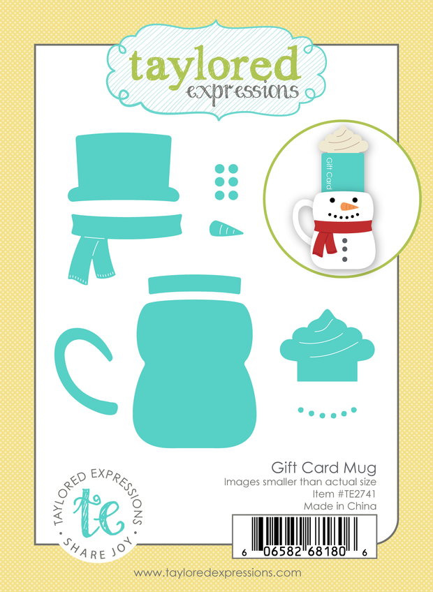 Gift Card Mug Die Set