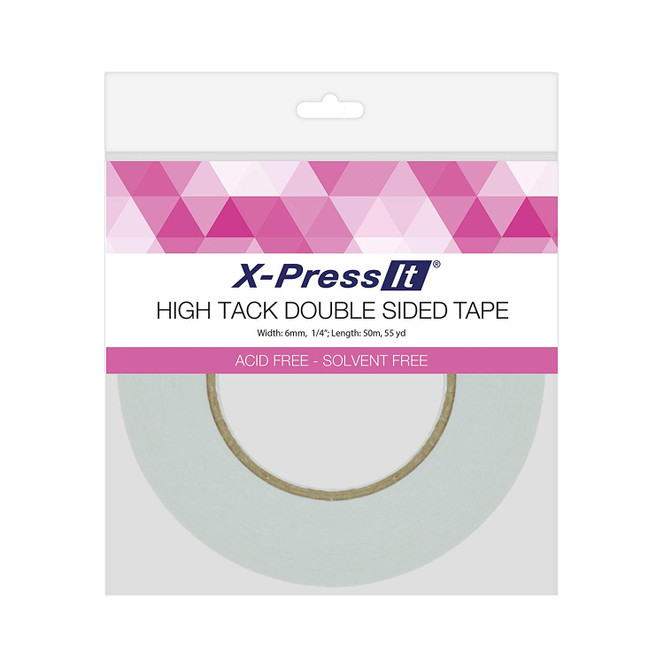 High Tack Double-Sided Tape, 1/4"