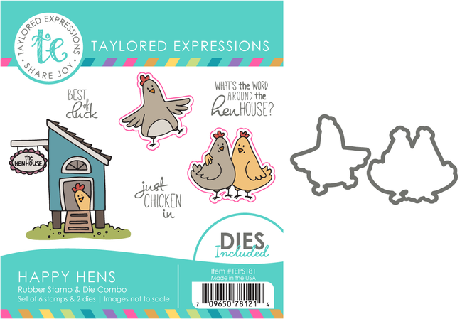 Happy Hens Stamp & Die Combo