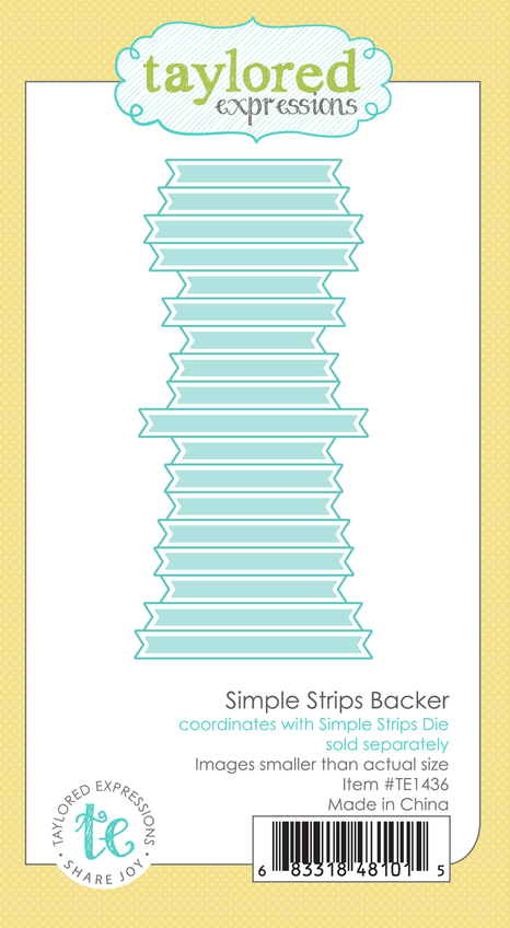 Simple Strips Backer Die