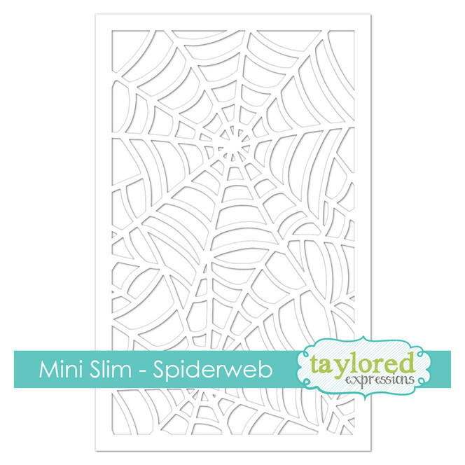 Mini Slim Stencil - Spiderweb