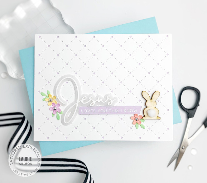 Simple Strips Stamp - Easter Blessings