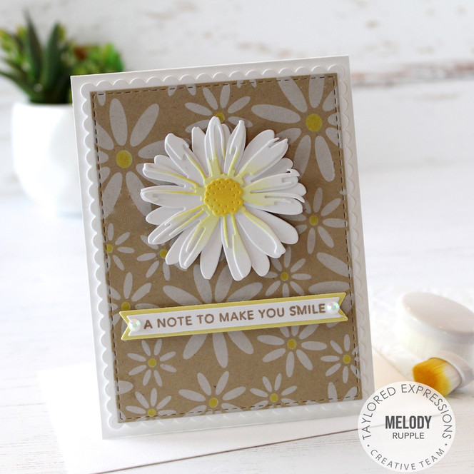 Delightful Daisy Stencil