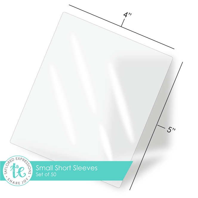 Image of Simple Storage Sleeves - Small Short with dimensions which are 4x5.