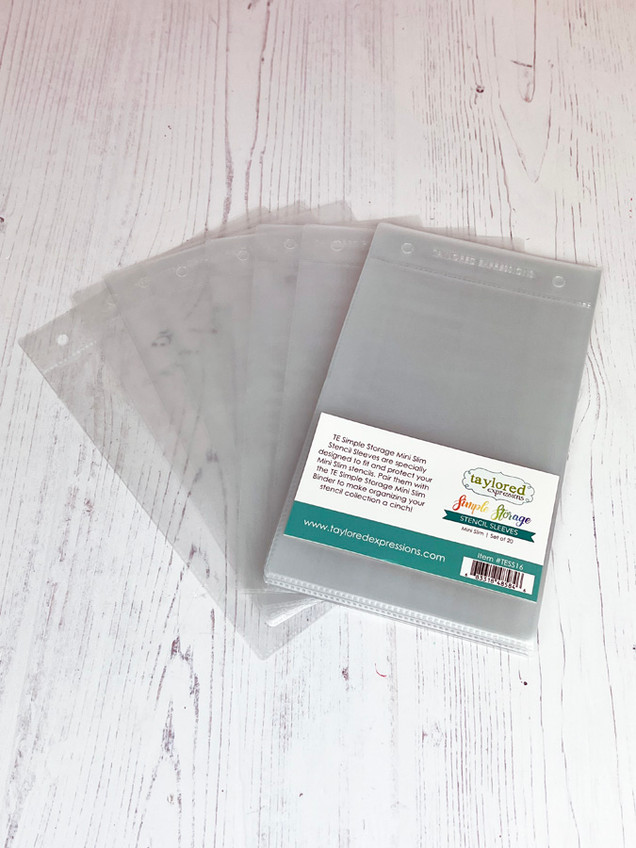 Simple Storage Stencil Sleeves - Mini Slim
