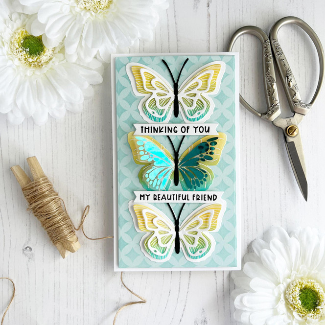 Mini Slim Stencil - Trellis