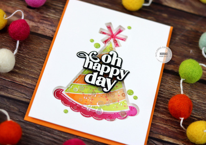 Create-in-Quads Birthday Party Hat Die
