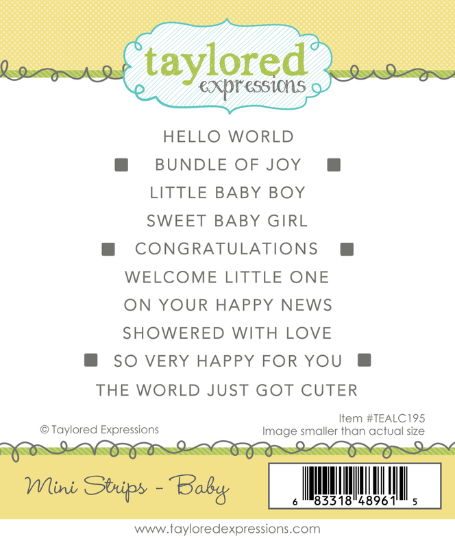 Mini Strips Stamp - Baby