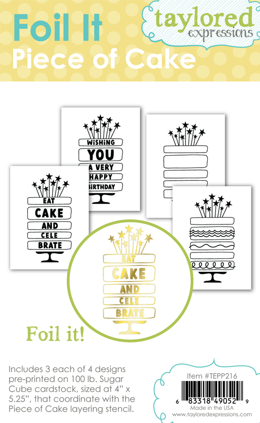 Foil It - Piece of Cake