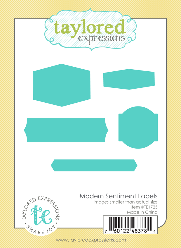 Modern Sentiment Labels Die Set