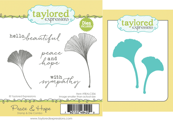 Peace & Hope Stamp & Die Combo