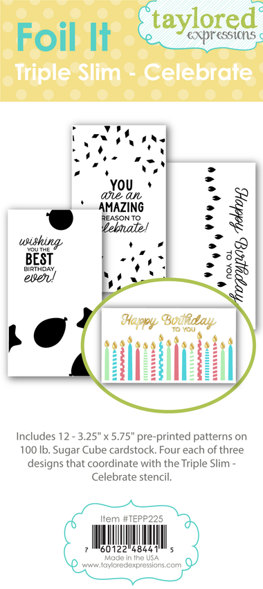 Foil It - Triple Slim Celebrate