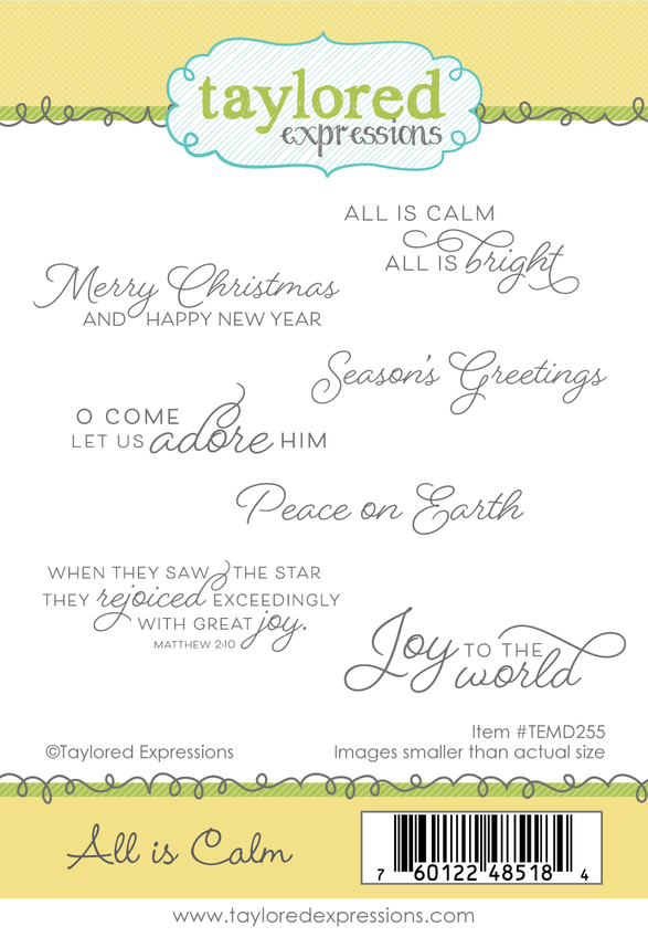 All is Calm stamp set