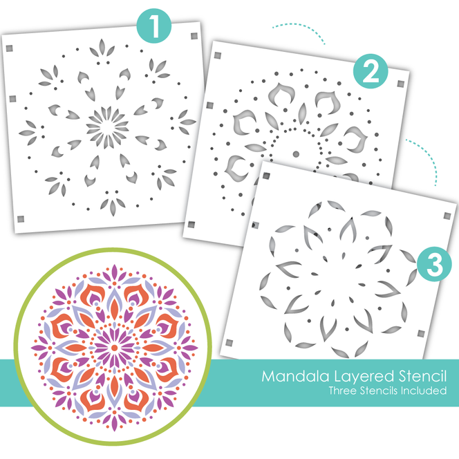 Mandala Layering Stencil