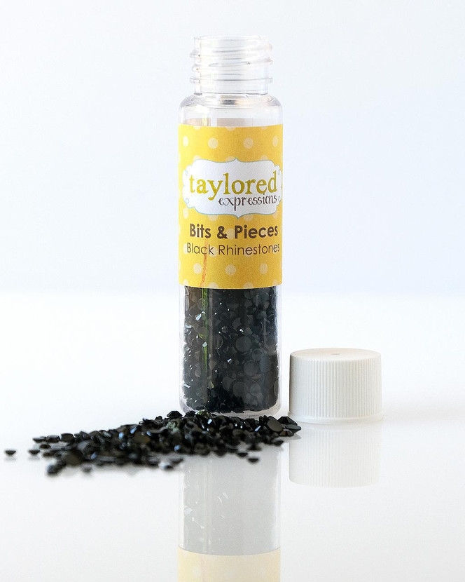 Bits & Pieces - Black Rhinestones