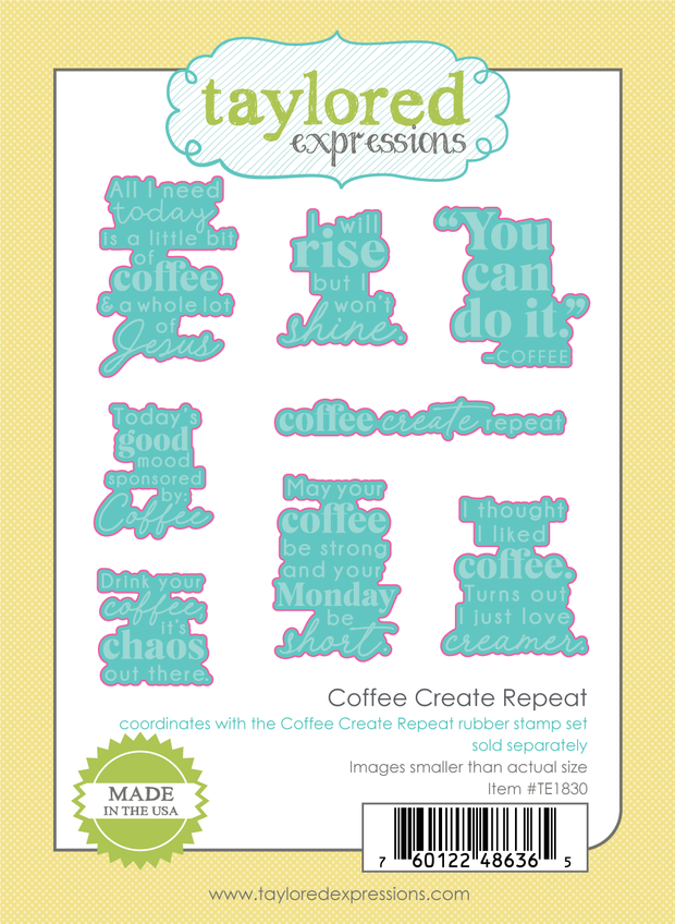Coffee Create Repeat Dies