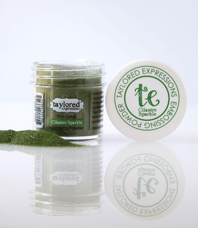 TE Embossing Powder - Cilantro Sparkle