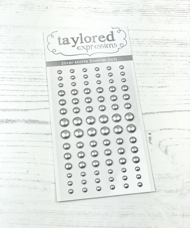 TE Enamel Dots - Silver Matte