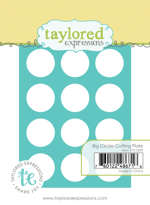 Big Circles Cutting Plate