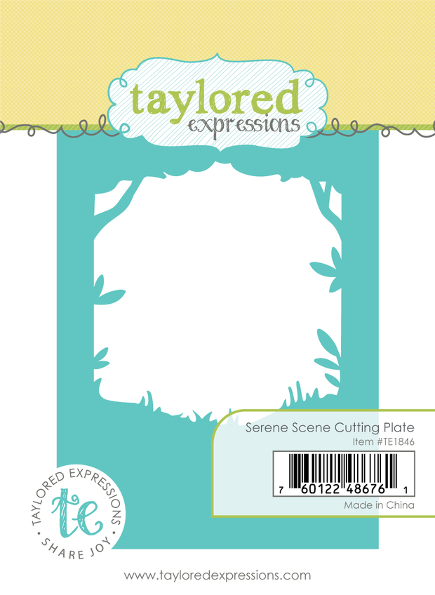 Serene Scene Cutting Plate
