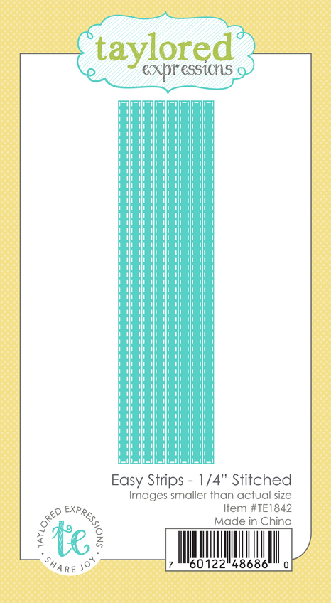 Easy Strips Die - 1/4" Stitched