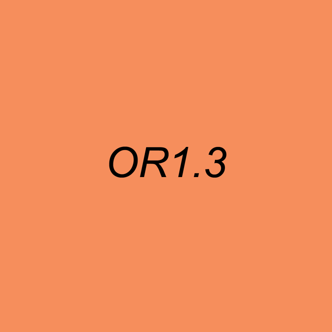 OLO Brush Half - OR1.3 Papaya