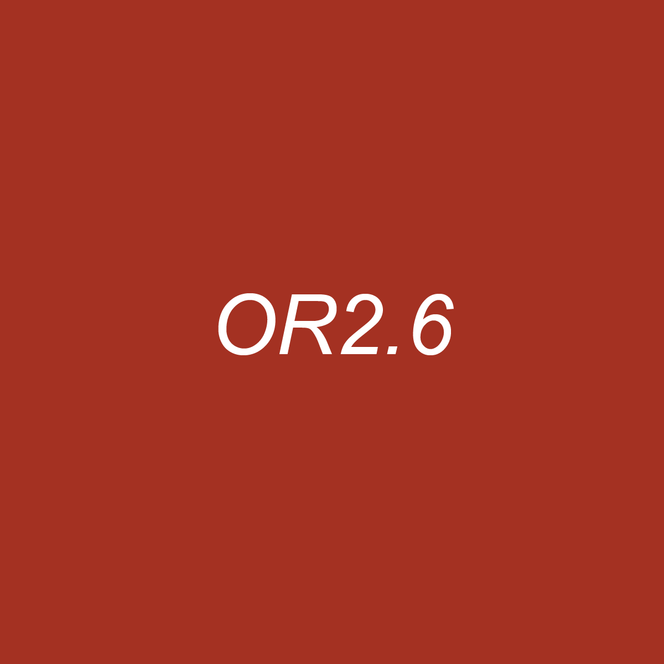 OLO Brush Half - OR2.6 Red Ochre