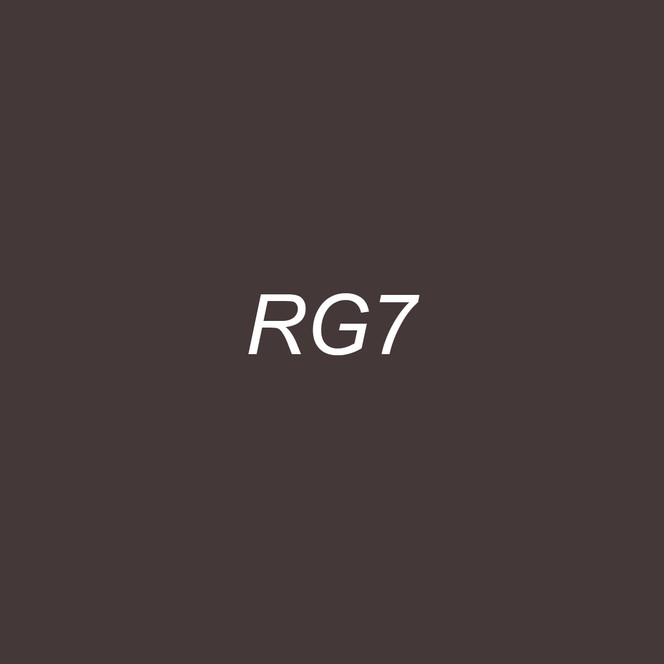 OLO Brush Half - RG7 Red Gray 7
