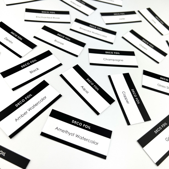 Deco Foil Perfect Pouch Labels