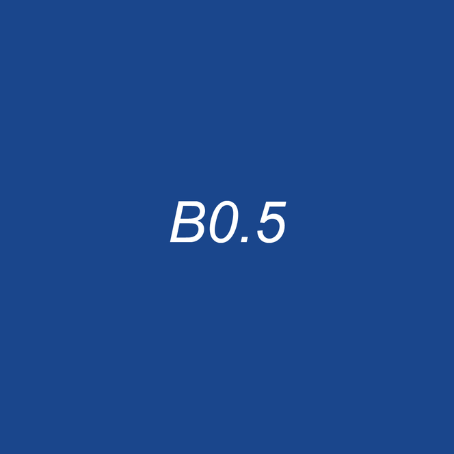 OLO Brush Half - B0.5 Blue Sapphire