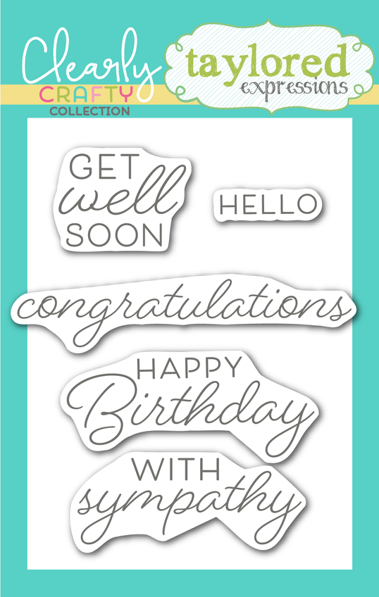 Sentiment Staples stamp set