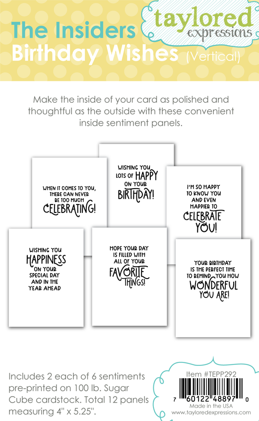 The Insiders - Birthday Wishes Vertical
