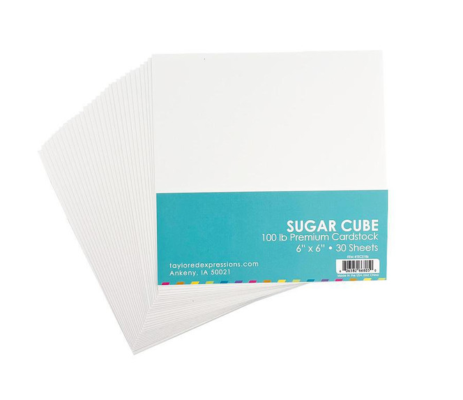 6 x 6 in. Cardstock Pack - Sugar Cube