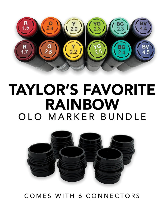 OLO Marker Collection - Taylor's Favorite Rainbow