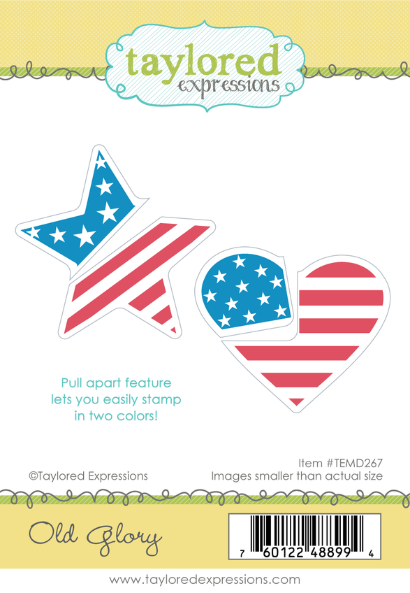 Old Glory Split Stamp Set