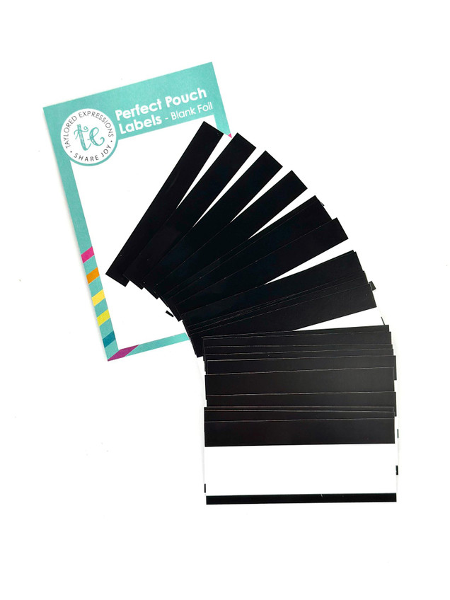 Perfect Pouch Labels - Blank Foil