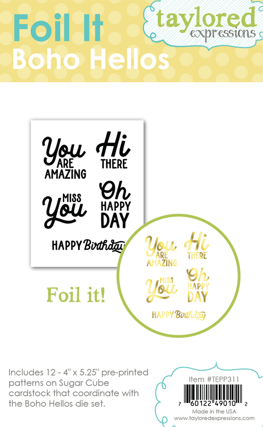 Foil It - Boho Hellos