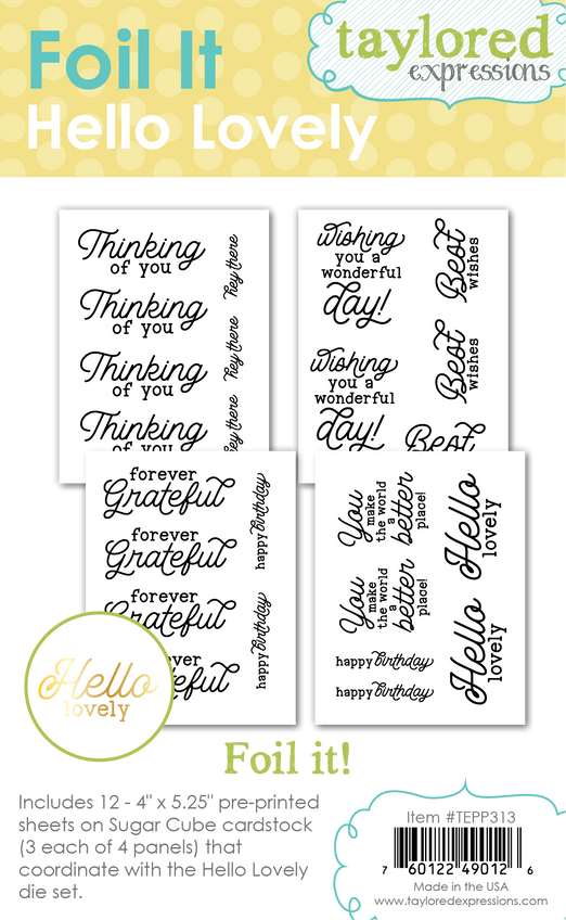 Foil It - Hello Lovely