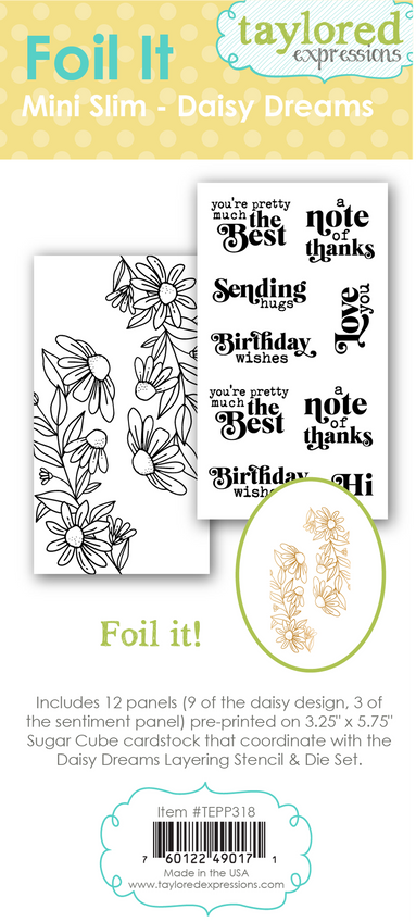 Foil It - Mini Slim Daisy Dreams