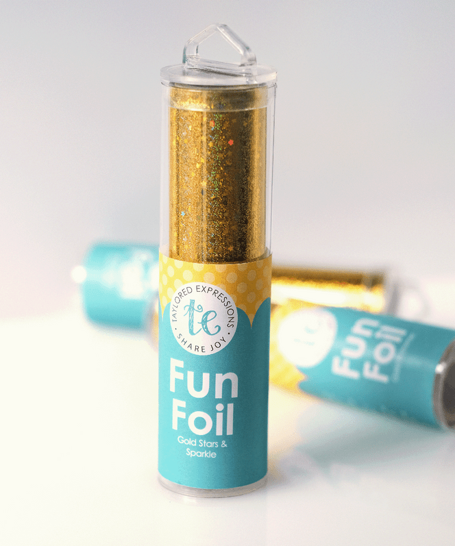 TE Fun Foil - Gold Stars & Sparkle
