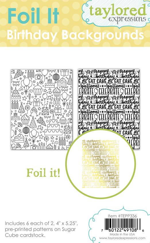 Foil It - Birthday Backgrounds