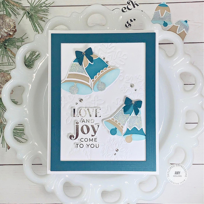 Create-in-Quads - Deck the Halls Bells Cutting Plate Die