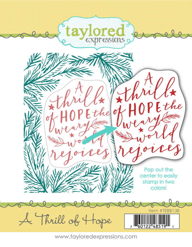 A Thrill of Hope Split Stamp