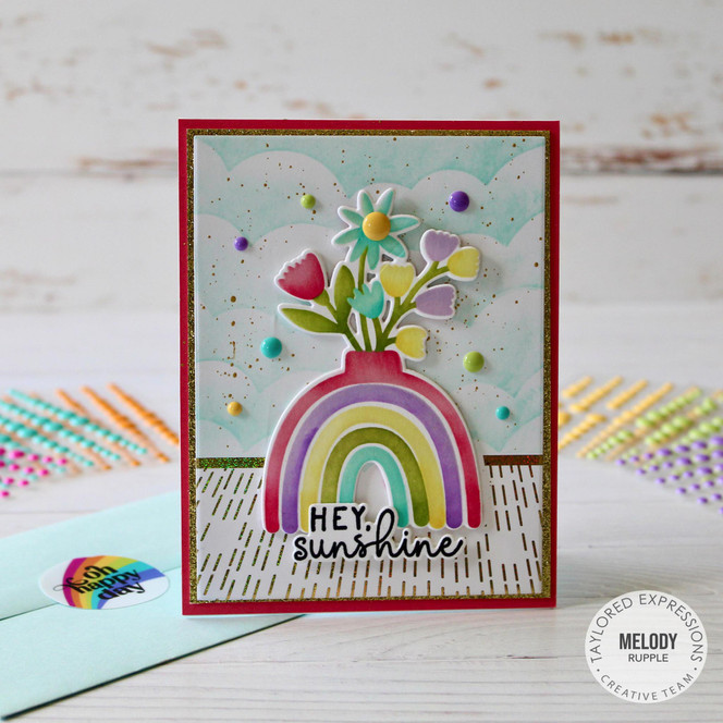 Create-in-Quads - ROYGBIV Vase Die