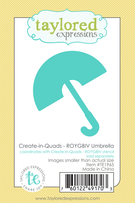 Create-in-Quads - ROYGBIV Umbrella Die