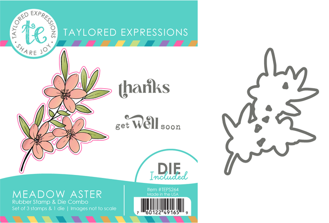 Meadow Aster Stamp & Die Combo