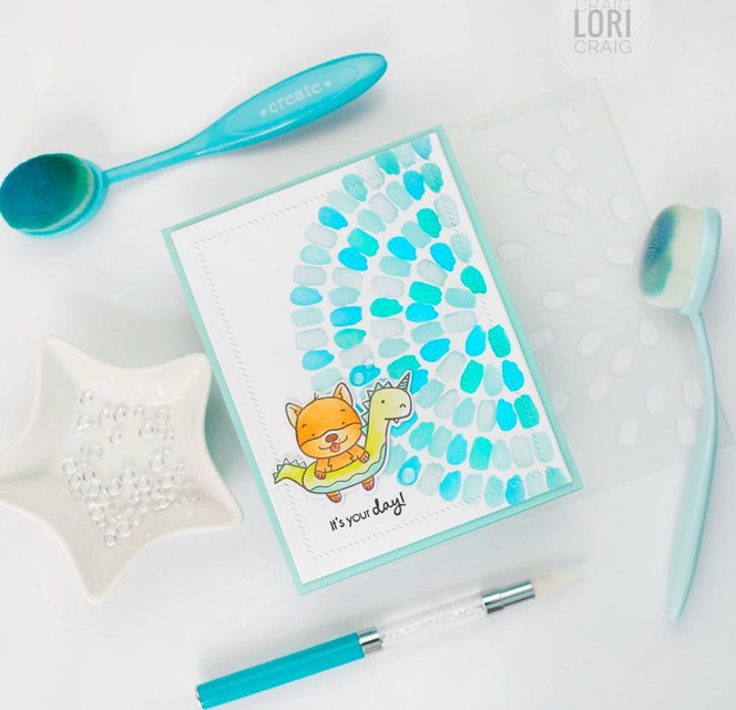 Return of the Floaties Stamp & Die Combo