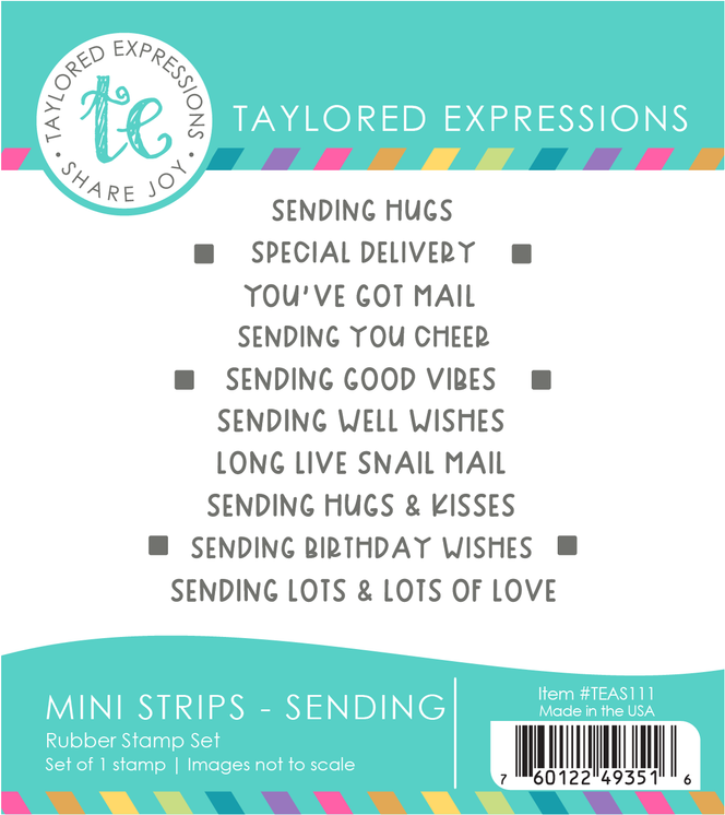 Mini Strips Stamp - Sending