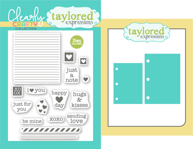 Love Letters Clear Stamp & Die Combo