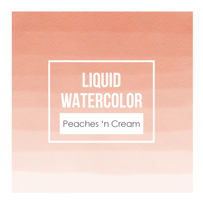 TE Liquid Watercolor - Peaches 'n Cream